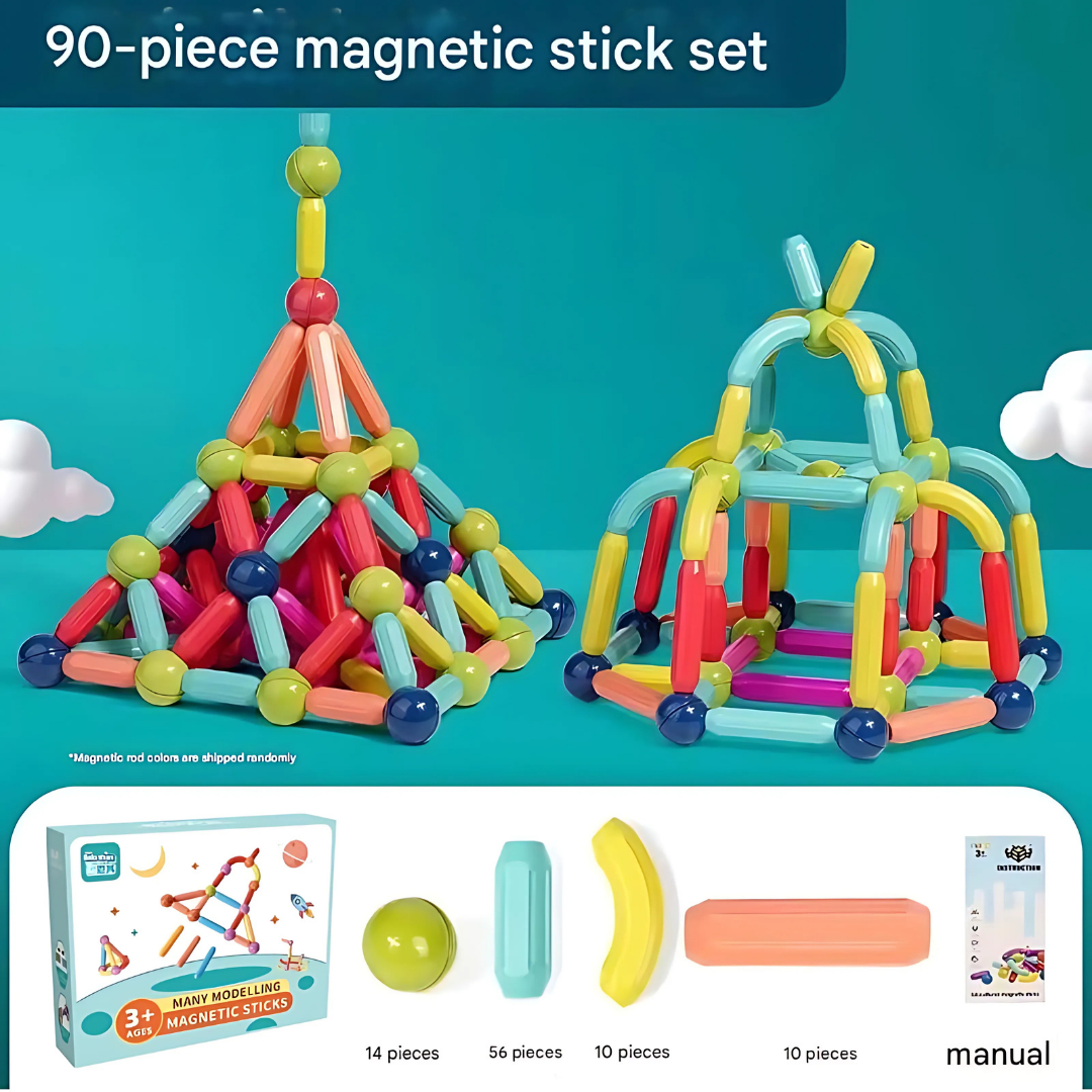 Magnetic IQ™ Building Stick Set