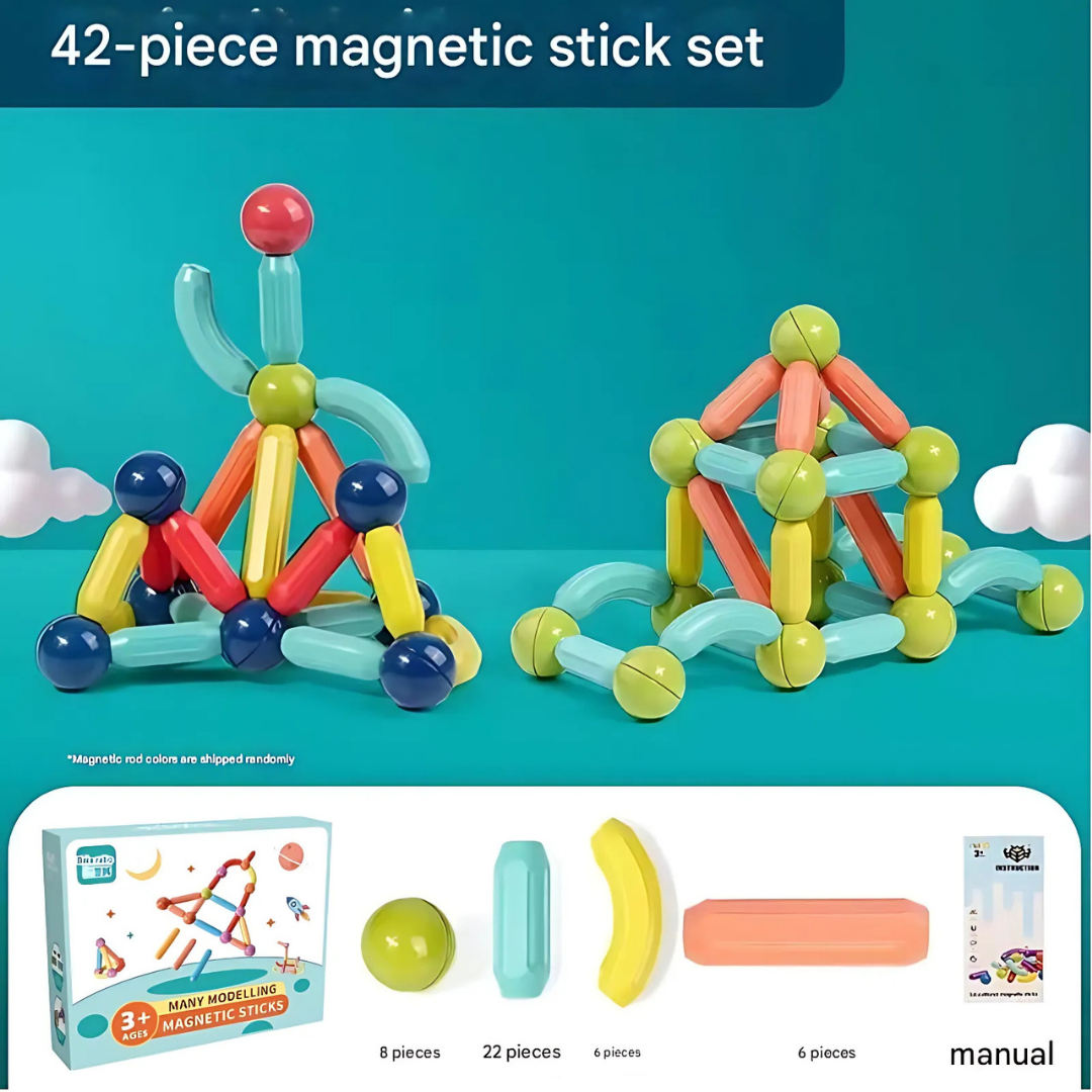 Magnetic IQ™ Building Stick Set